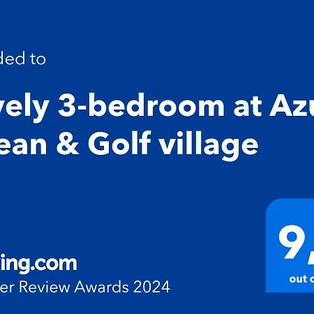 Lovely 3-Bedroom At Azuri Ocean & Golf Village